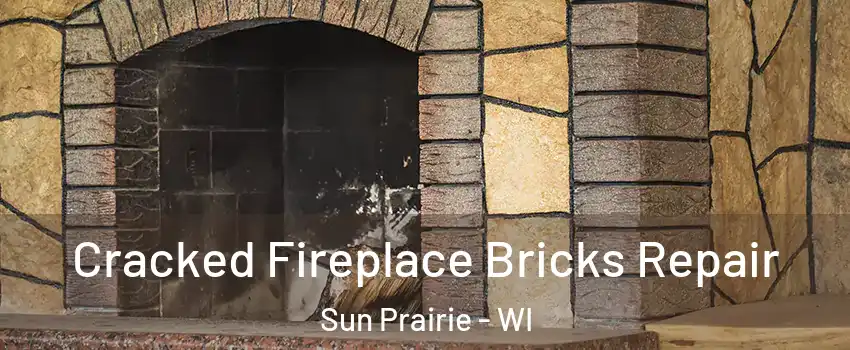  Cracked Fireplace Bricks Repair Sun Prairie - WI