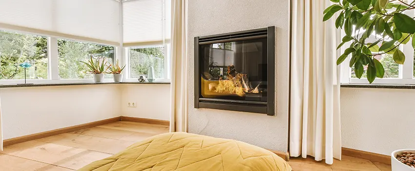 Residential Fireplace Ceramic Glass Installation in Sun Prairie, WI