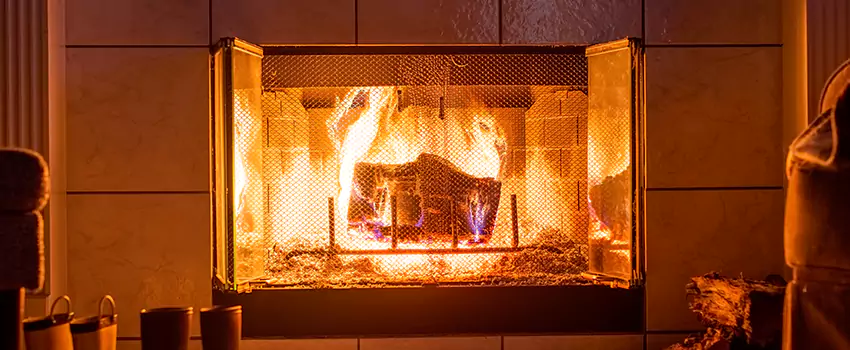 Mendota Hearth Landscape Fireplace Installation in Sun Prairie, Wisconsin