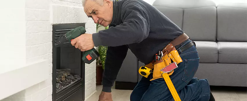New Indoor Fireplace Installation in Sun Prairie, Wisconsin