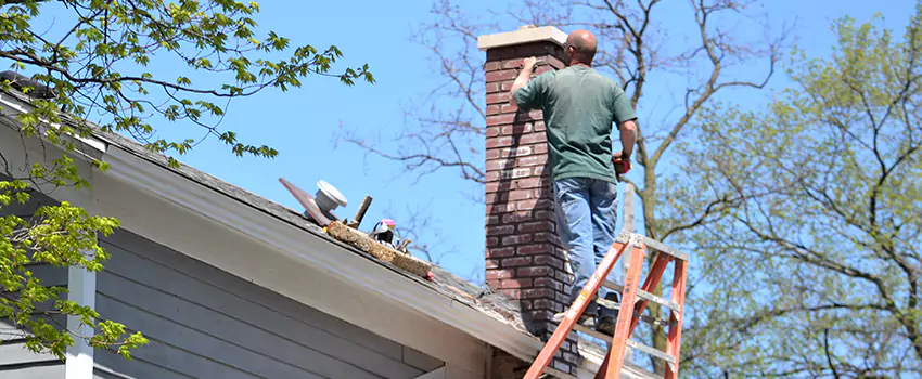 Vinyl and PVC Chimney Flashing Installation in Sun Prairie, WI