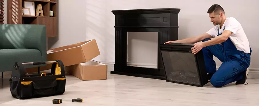Old Rusted Metal Fireplace Repair And Replacement in Sun Prairie, WI